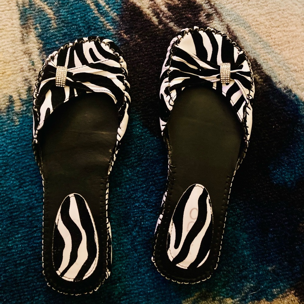 Also Zebra Print Flats